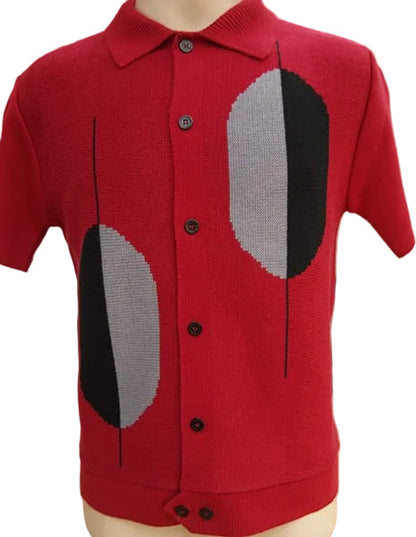 The Boogaloo Knitted Shirt - Red