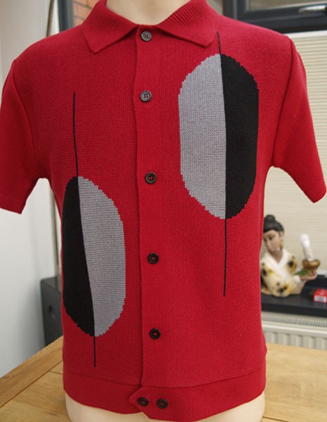 The Boogaloo Knitted Shirt - Red