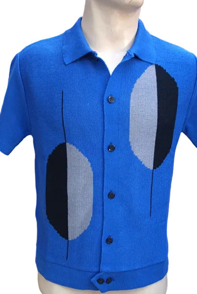 The Boogaloo Knitted Shirt - Royal Blue