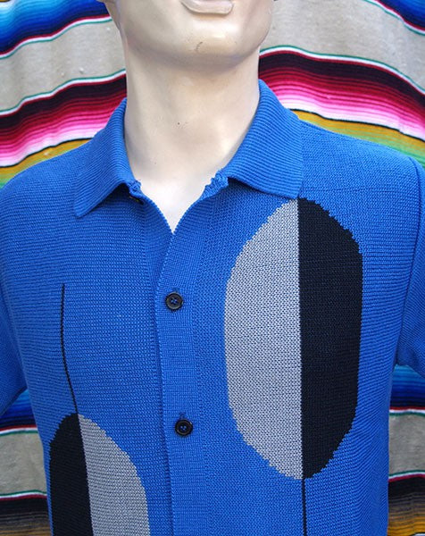 The Boogaloo Knitted Shirt - Royal Blue