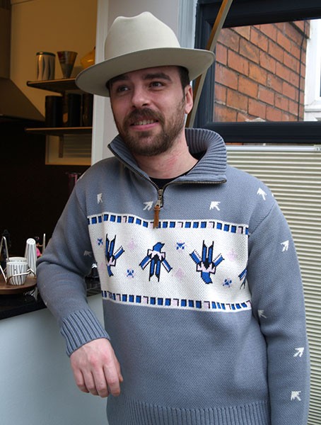 Thunderbird Zip Pullover - Grey